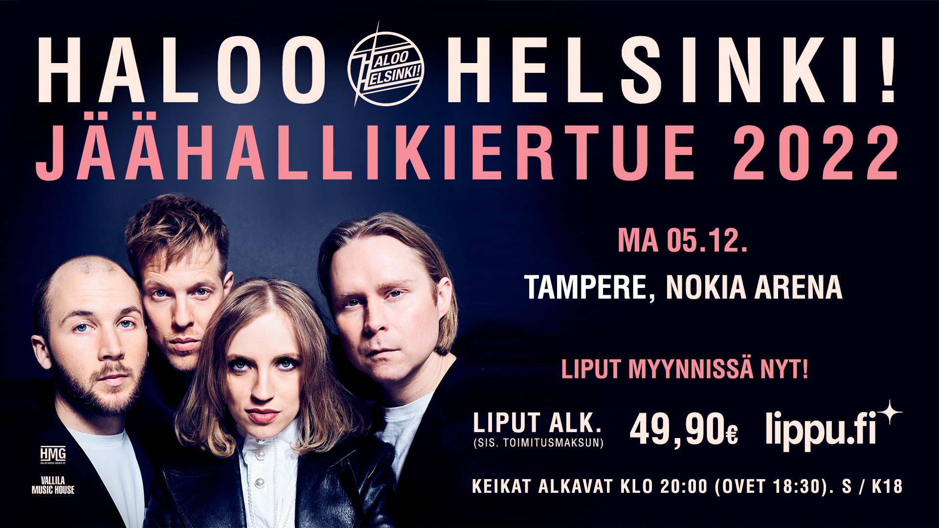 Haloo Helsinki! Jäähallikiertue 2022 - Nokia Arena