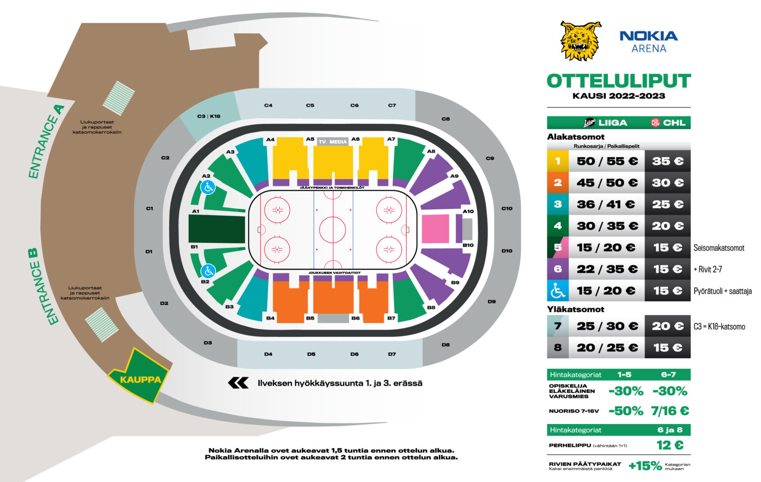 Ilves Runkosarja 2022 2023 Nokia Arena Ilves Runkosarja 2022 2023 Nokia Arena